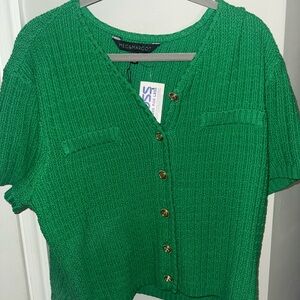 Green Button Down Shirt